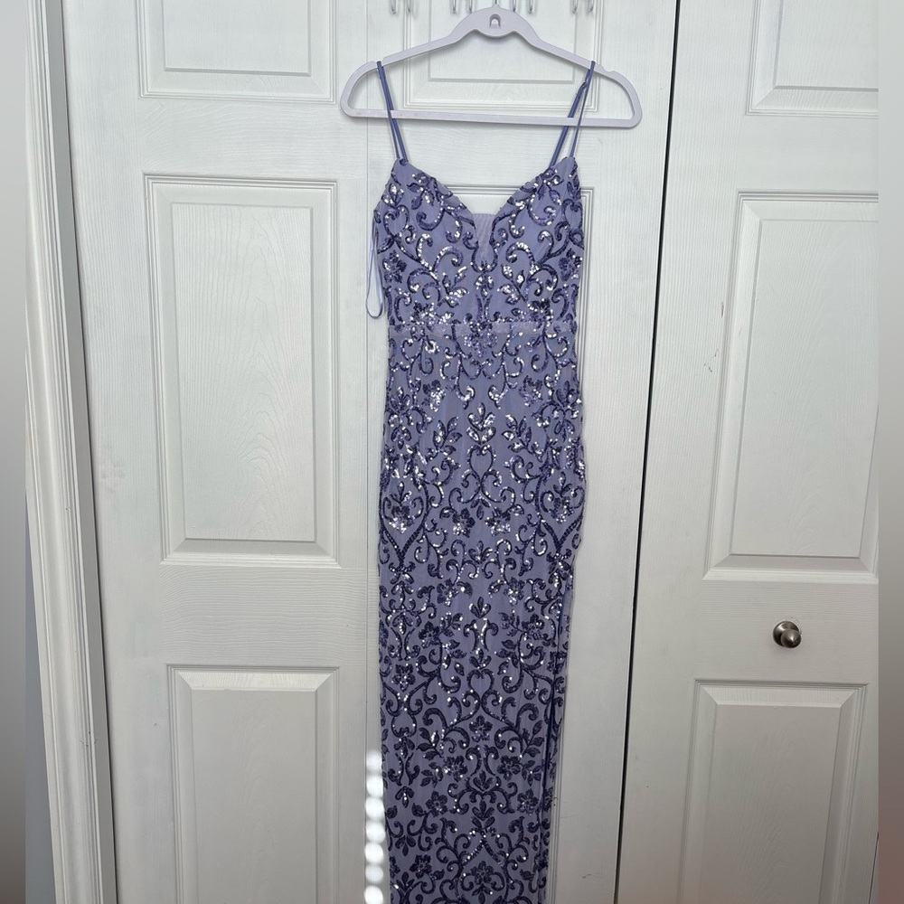 Lovesome Lavender Sequin Dress
